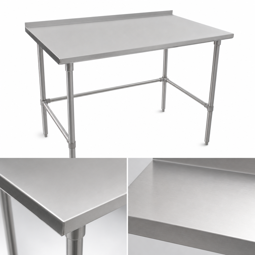 16-Gauge Stainless Steel Top