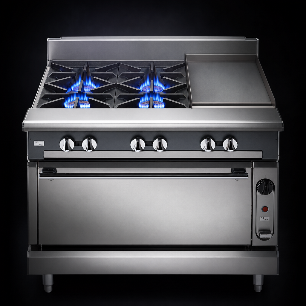 2 High-Output Open Burners