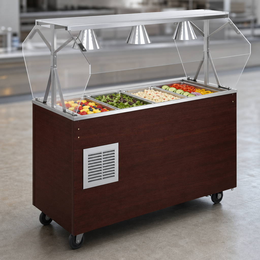 4-Pan Refrigerated Well