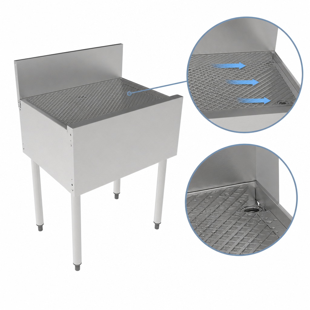 Pitched Drainboard Top