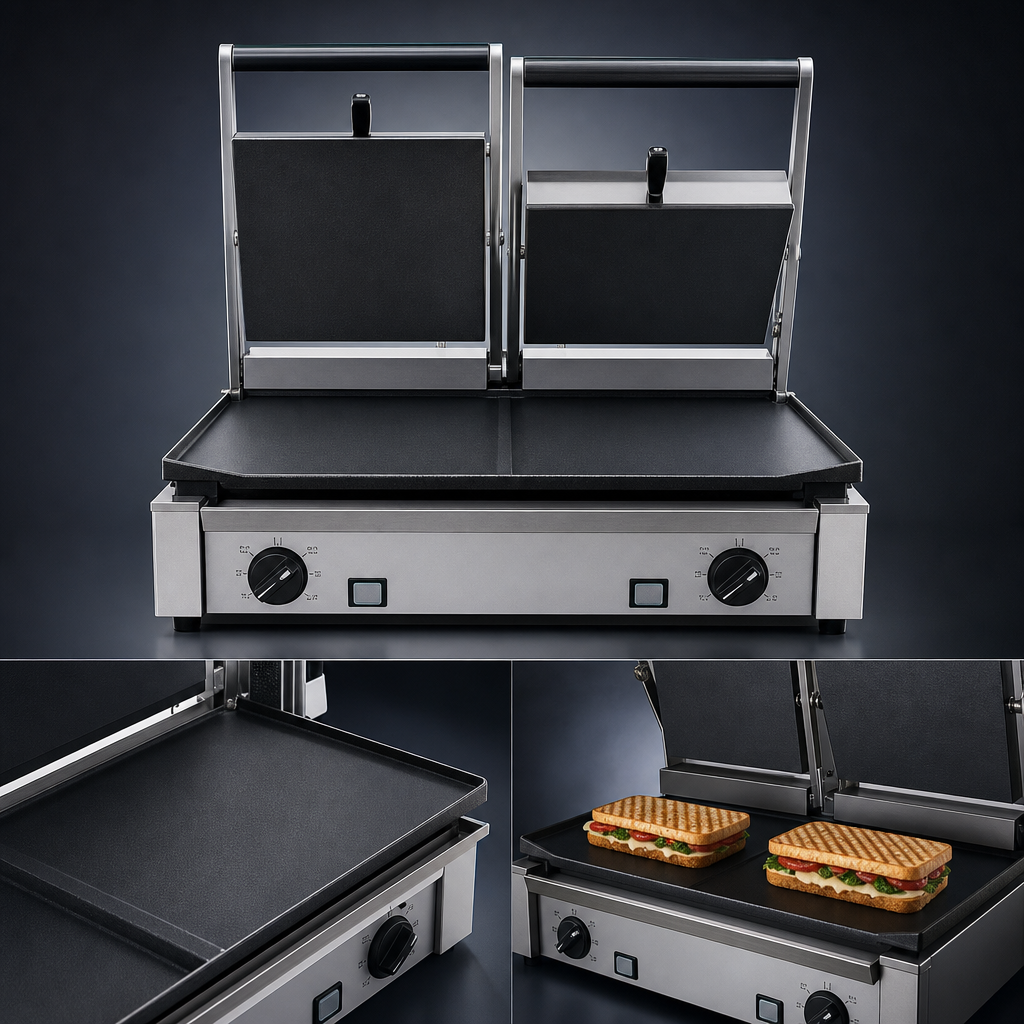 Dual Cast Iron Cooking Plates