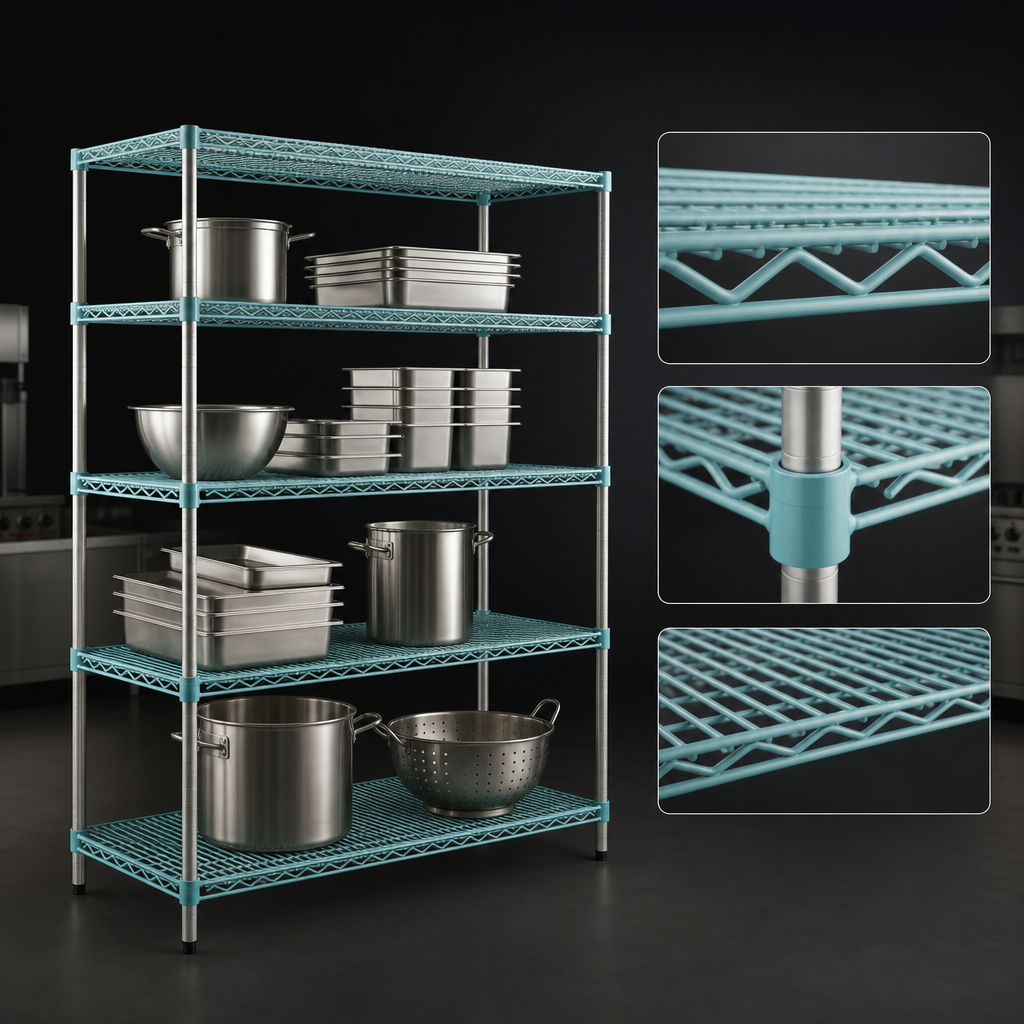 QuadTruss® Wire Shelves