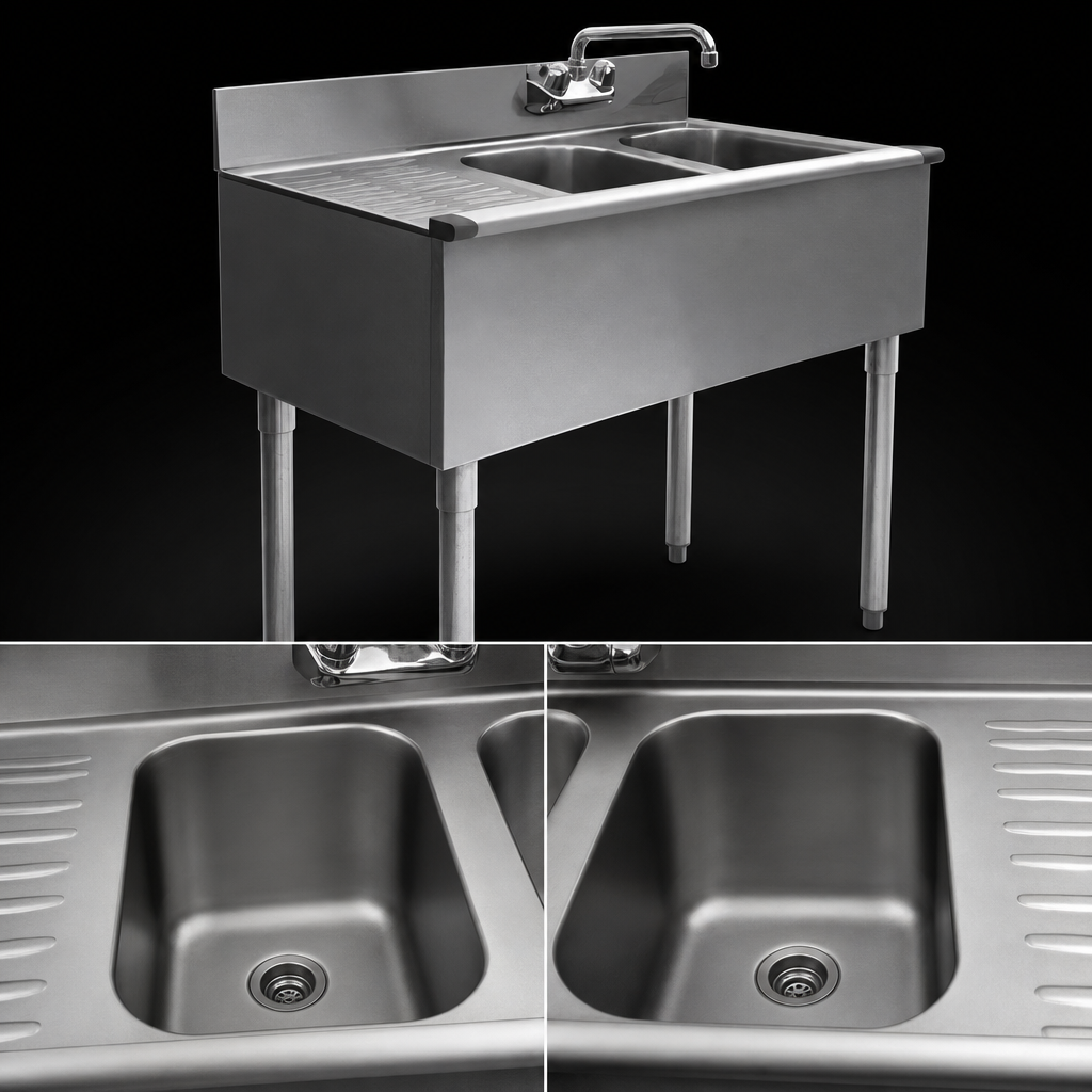 Two Deep-Drawn Compartments