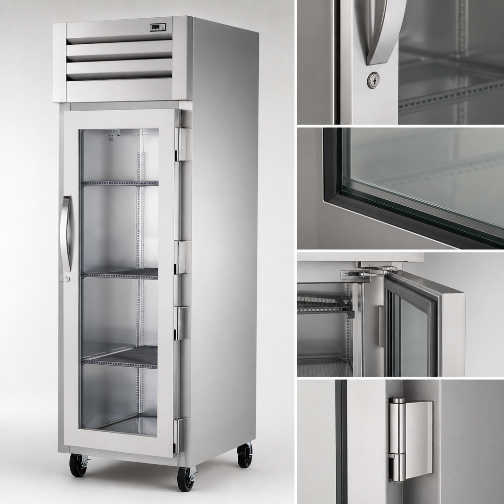 Lockable Glass Swing Door