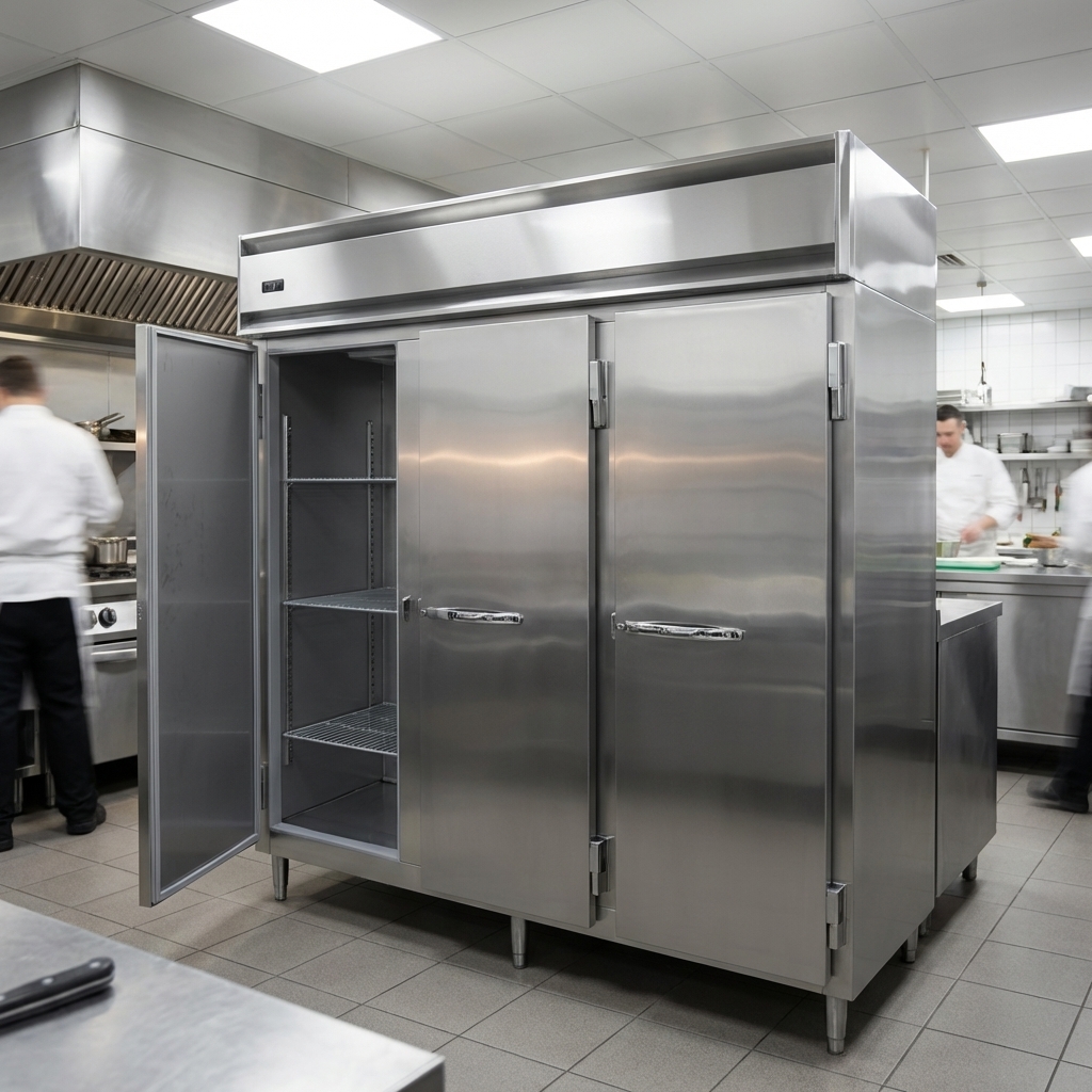 Showcasing its robust all stainless steel construction, this heated holding cabinet offers exceptional durability and a pristine appearance for any demanding kitchen environment.