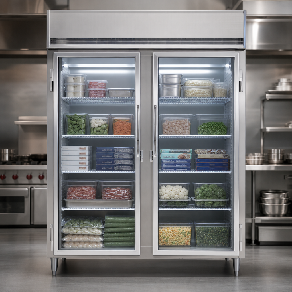 Wide Full-Height Glass Doors