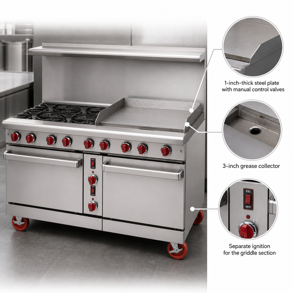 36-Inch Manual Griddle