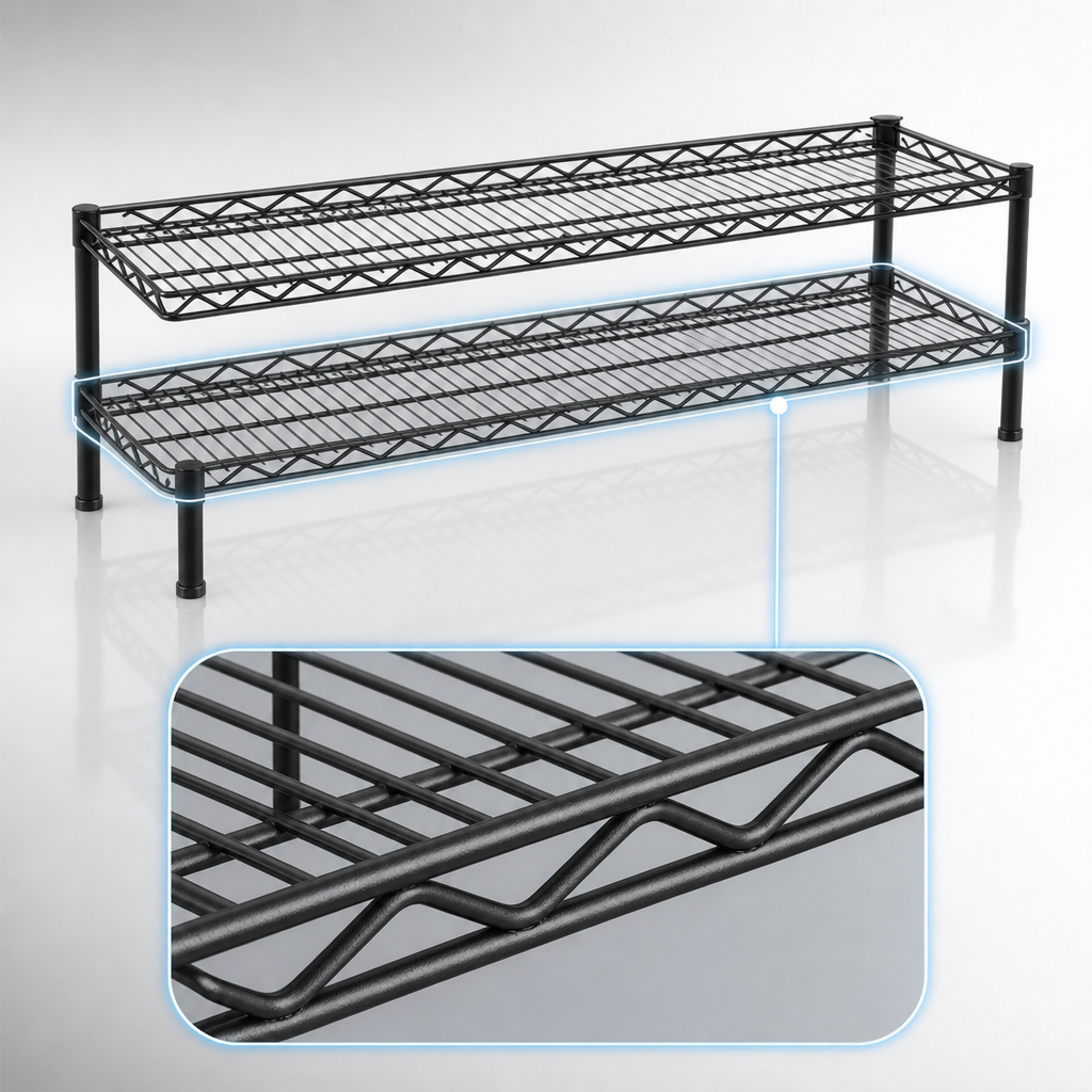 Patented QuadTruss Bottom Shelf