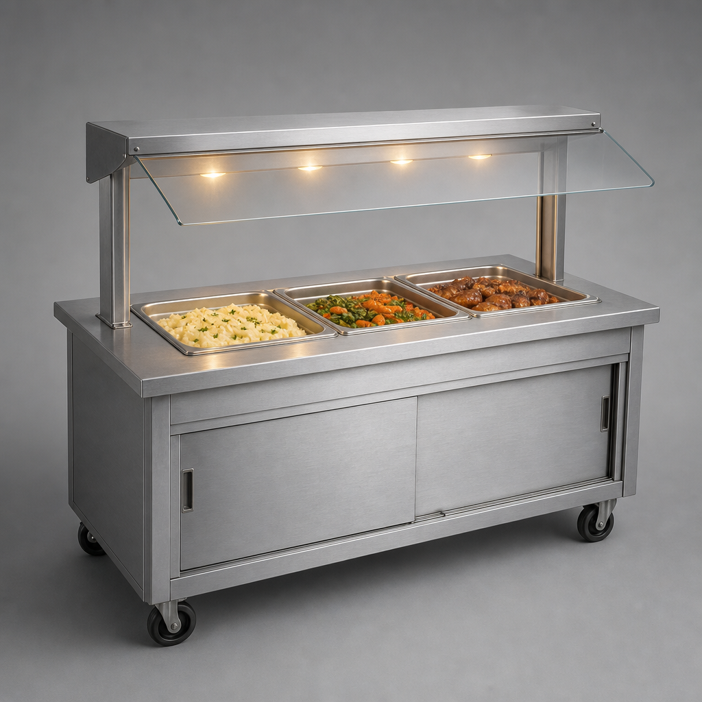 Illuminated Buffet Breath Guard