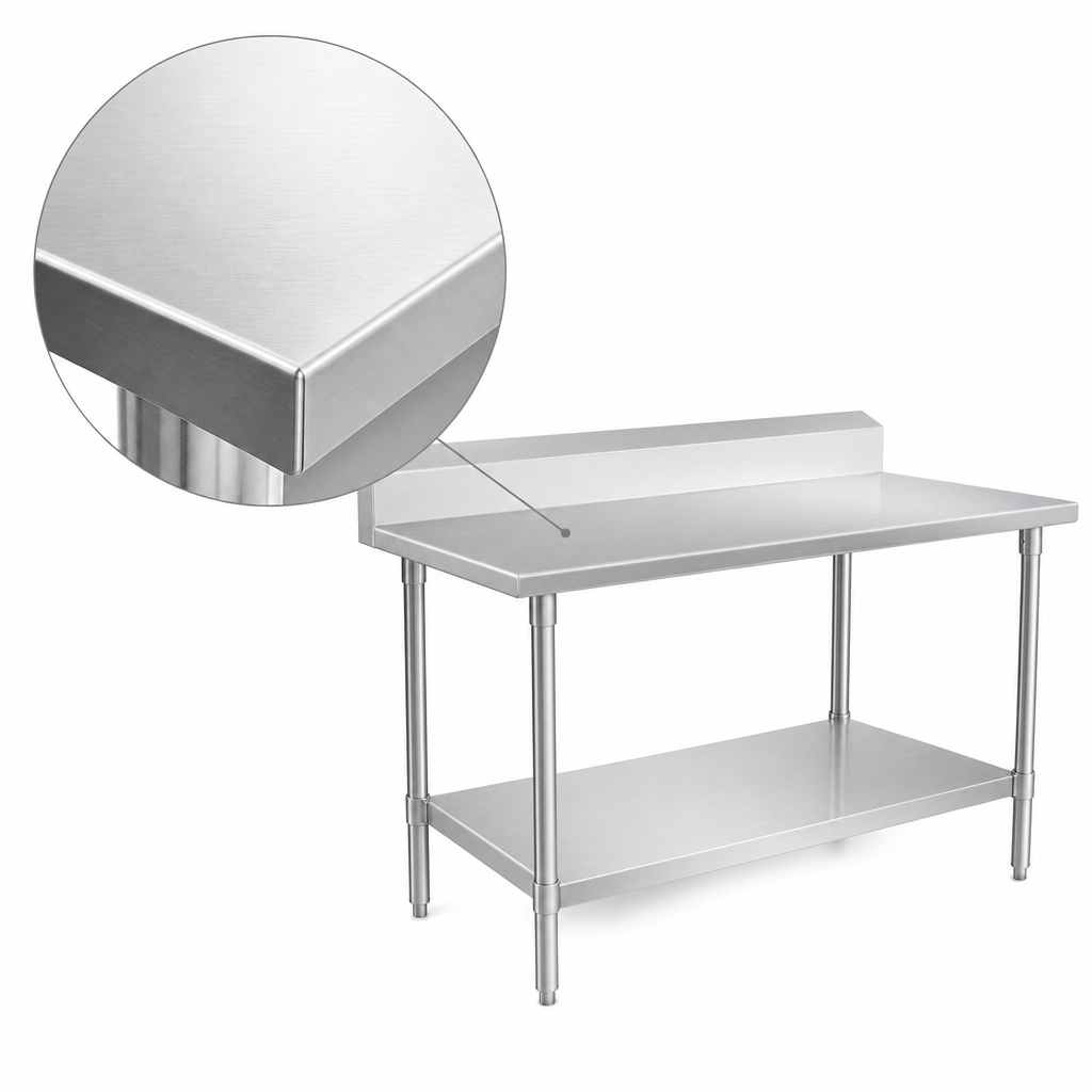 16-Gauge Stainless Steel Top