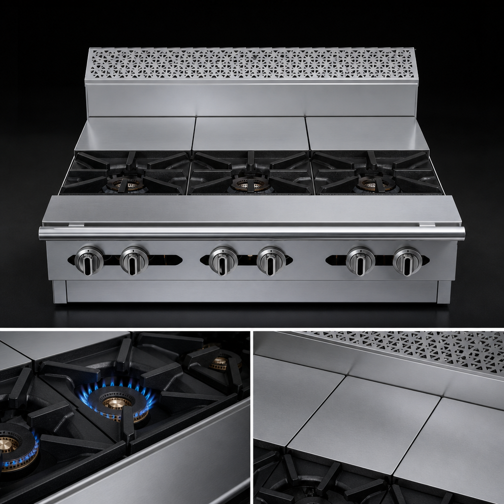 Six Cooking Zones