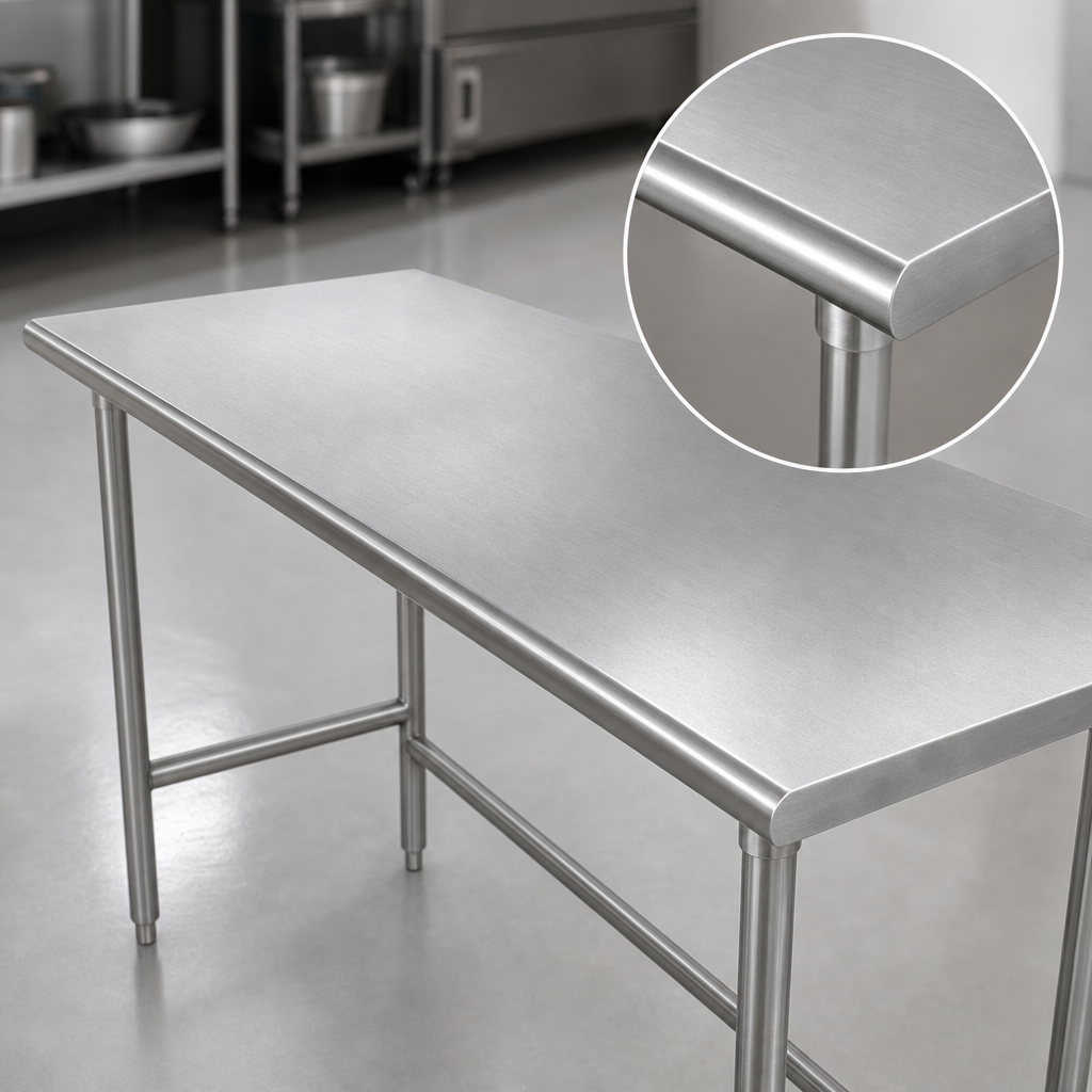 14-Gauge 304 Stainless Steel Top