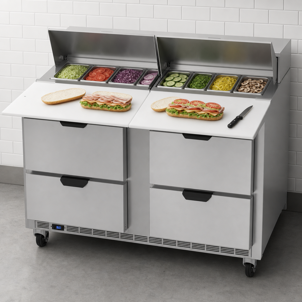Two-Section Sandwich Prep Design