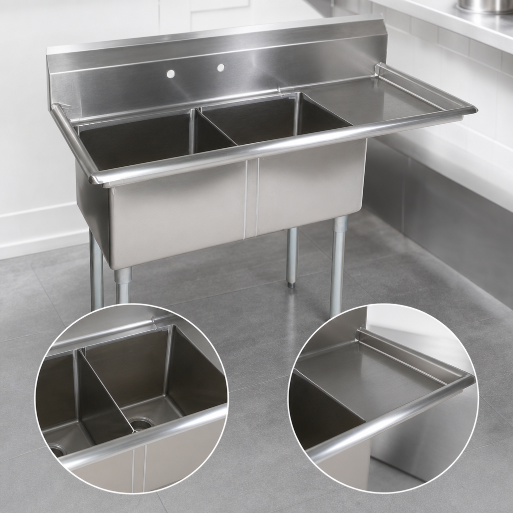 Two-Compartment Sink Design
