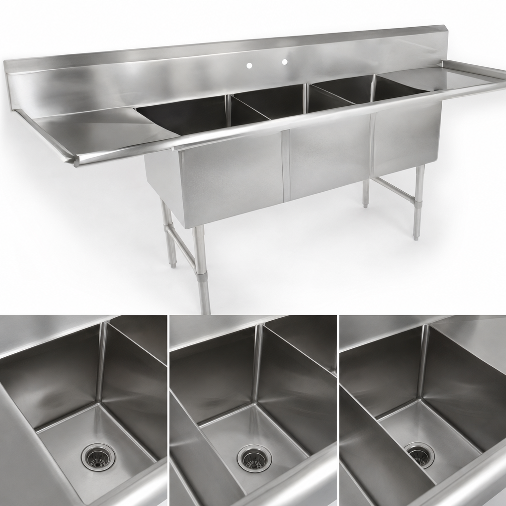 Three Compartment Basin