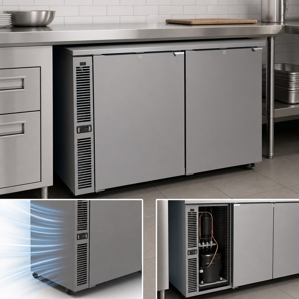 Self-Contained, Side-Serviced Refrigeration