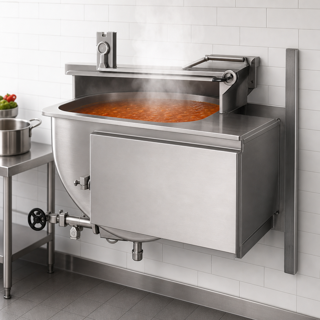 Stationary Direct Steam Kettle