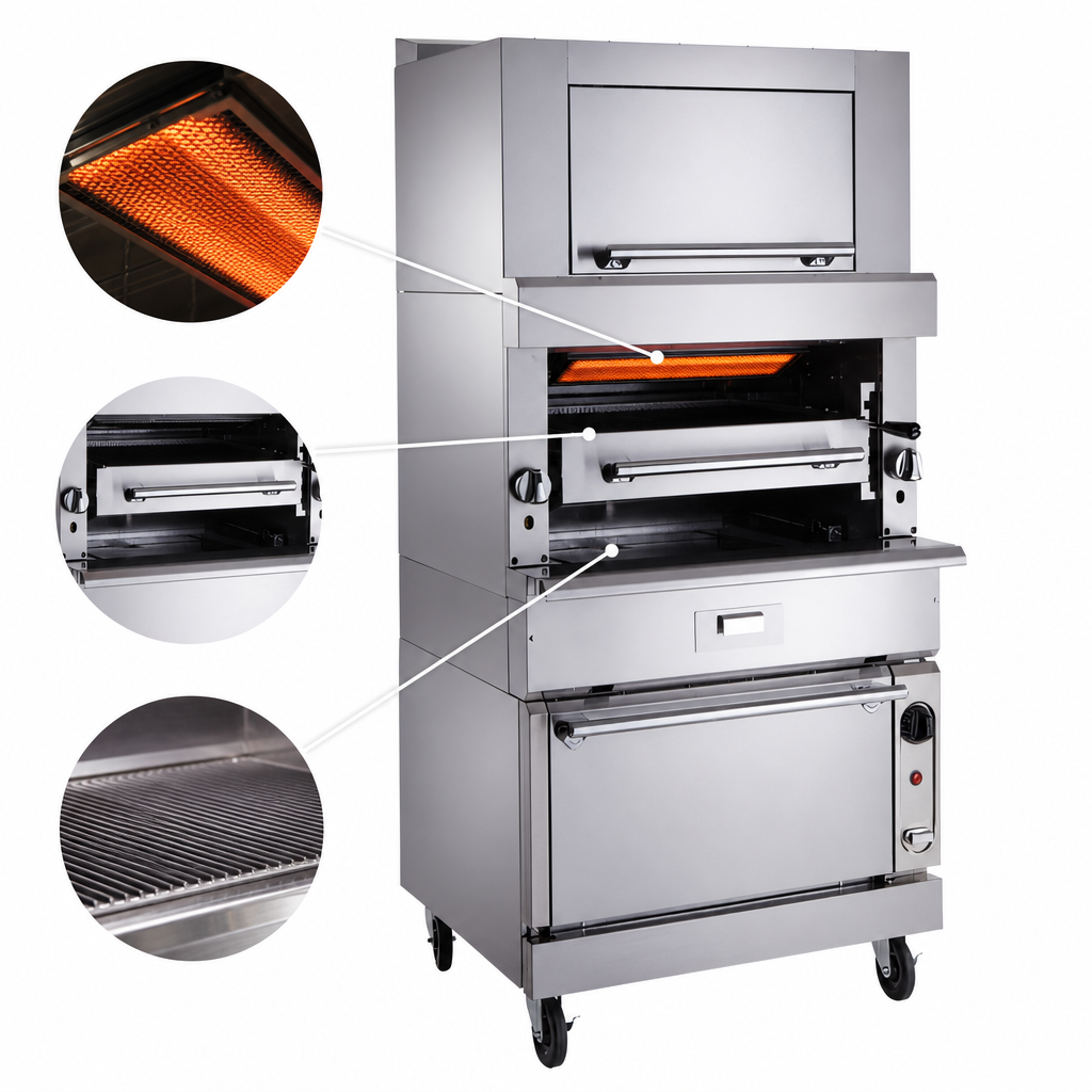 Single-Deck Infrared Burners