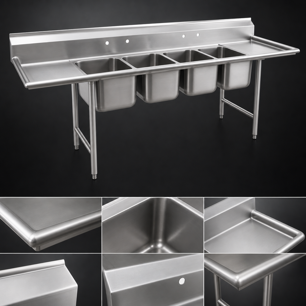 Heavy-Gauge 304 Stainless Steel Construction