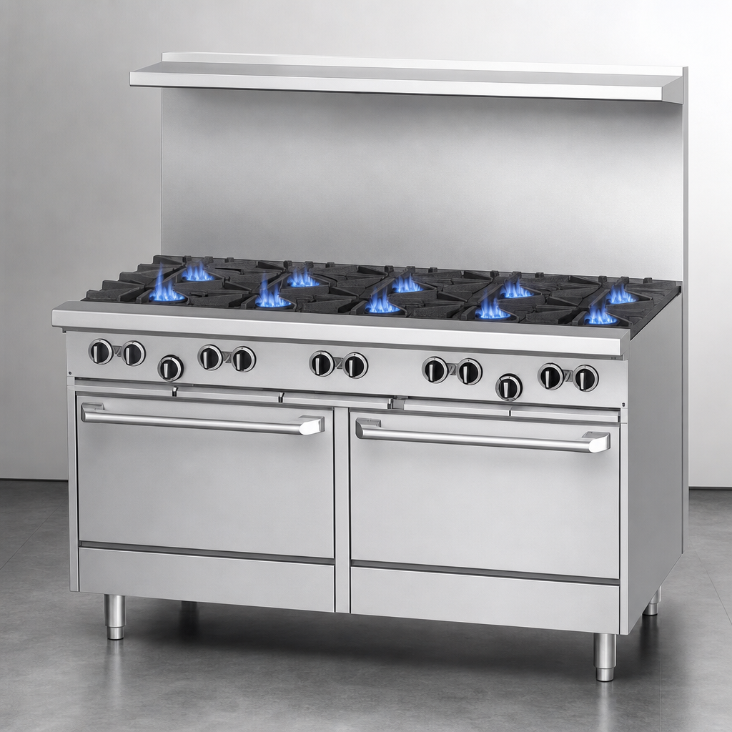 Six Open Burners