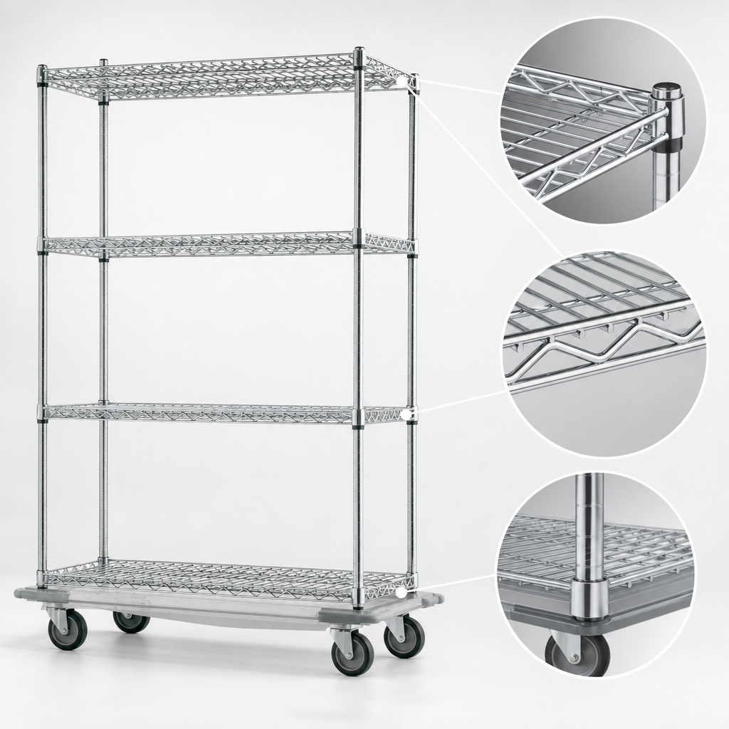 Patented QuadTruss Shelf Design