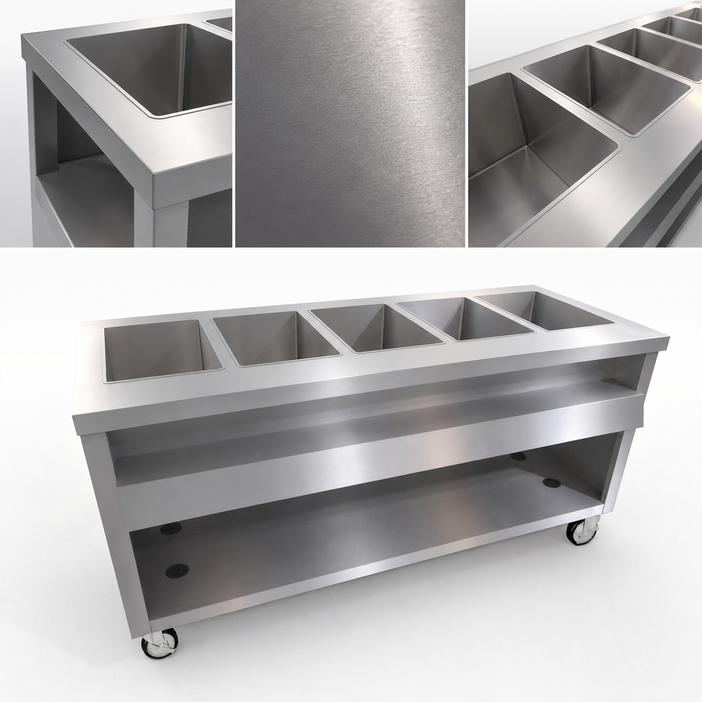 Heavy-Duty Stainless Steel Top