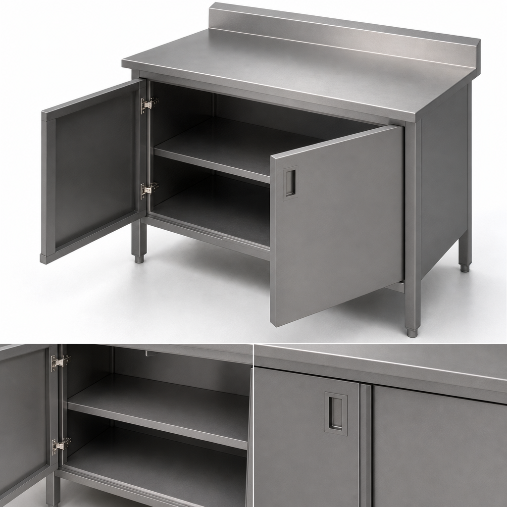 Cabinet Base With Hinged Doors