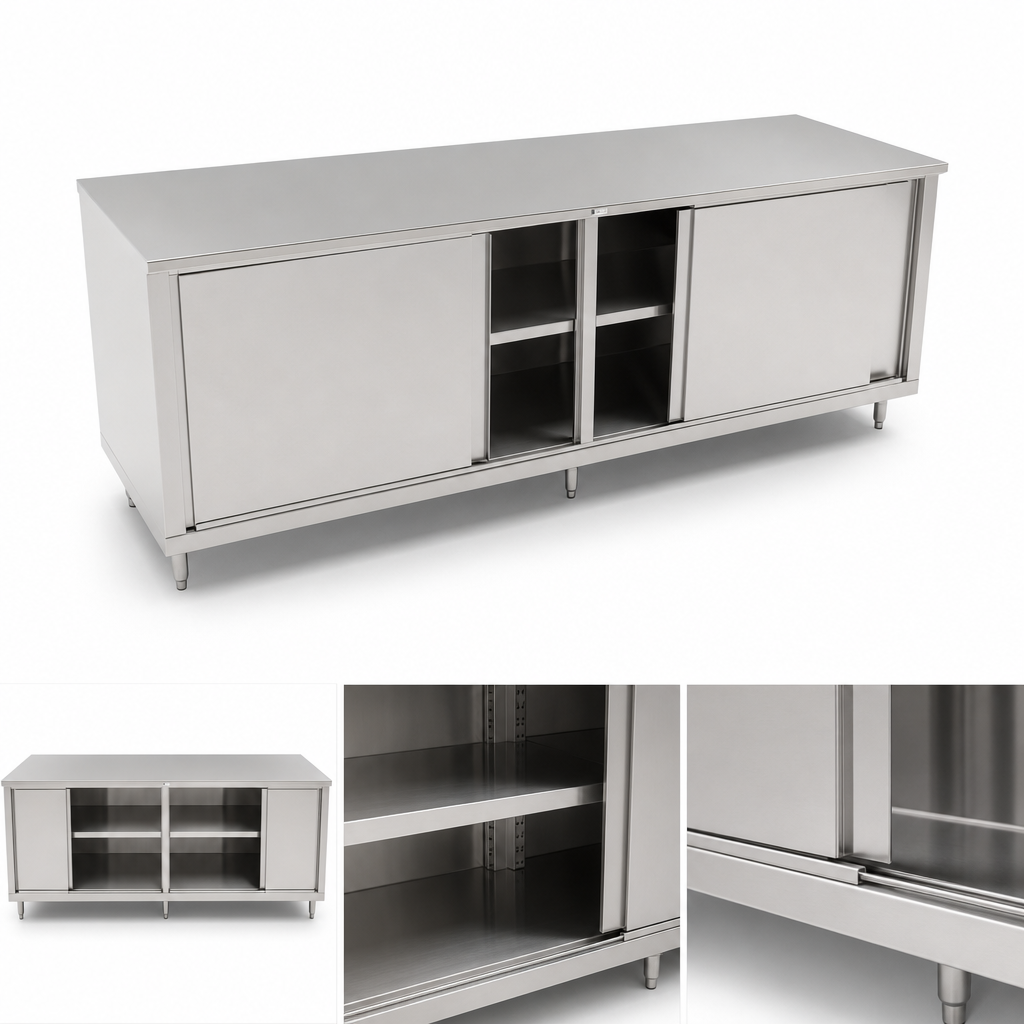 Cabinet Base With Sliding Doors