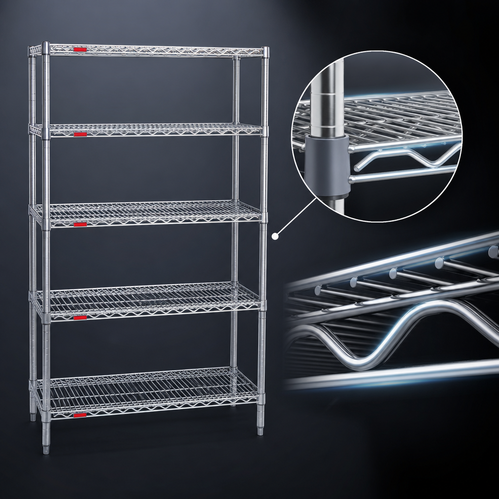 Patented QuadTruss® Shelf Design