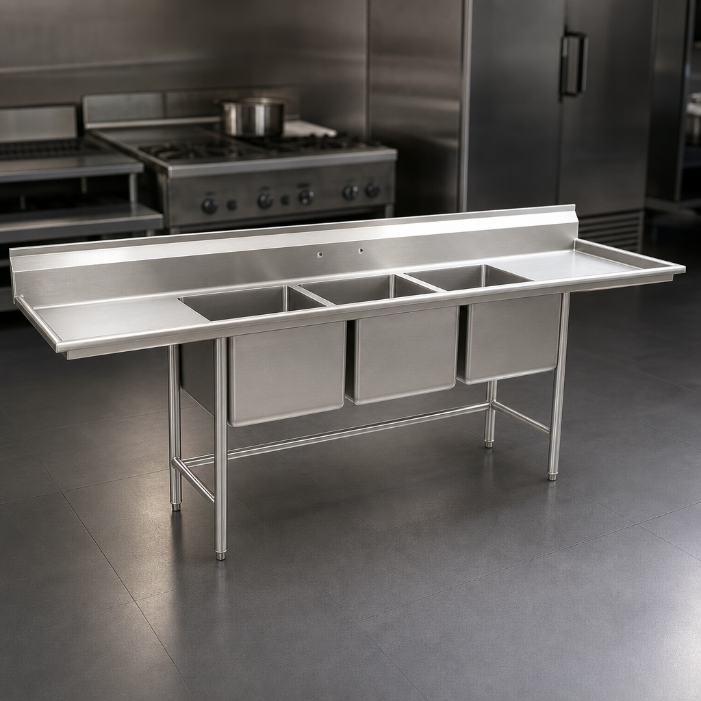 Heavy-Duty Stainless Steel Top