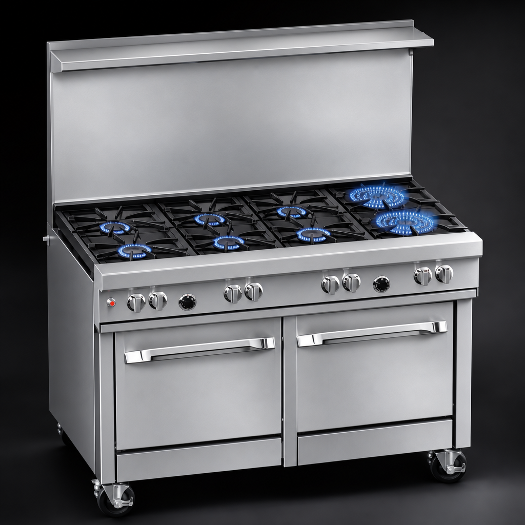 Seven-Burner Cooking Top