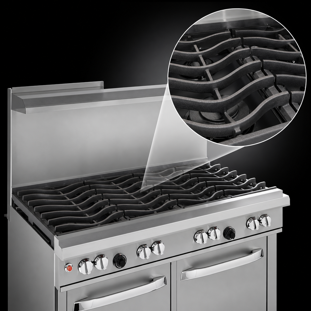 Wavy Cast-Iron Grates