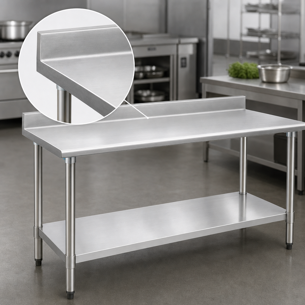 16-Gauge 300-Series Stainless Steel Top