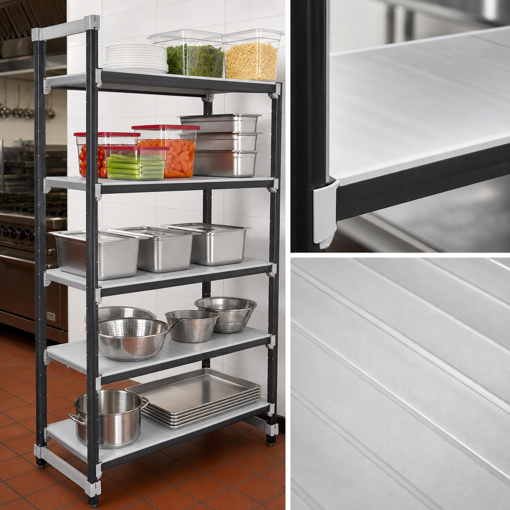 Solid Reinforced Polypropylene Shelf Plates