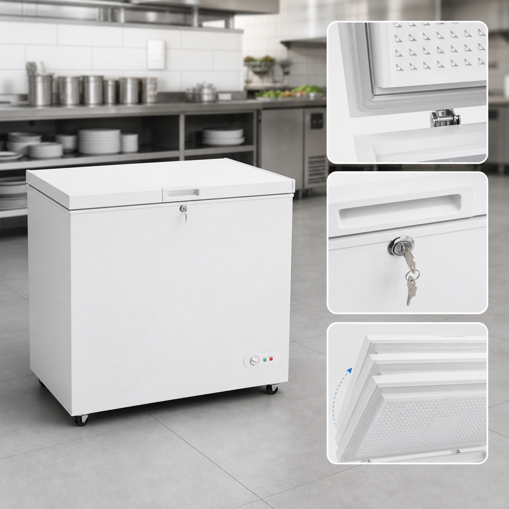 Locking Solid Hinged Lid