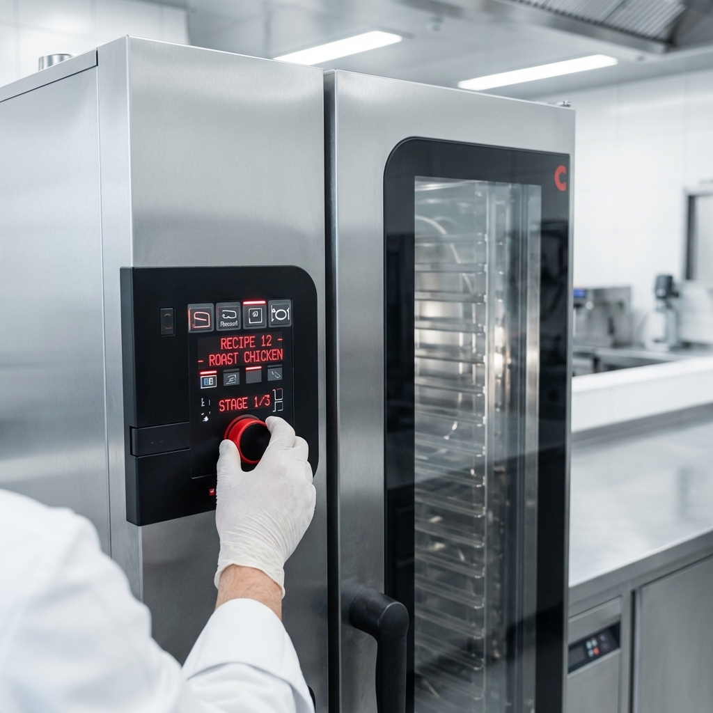 Experience precise, reproducible cooking results with the oven's intuitive EasyDial Programmable Controls.