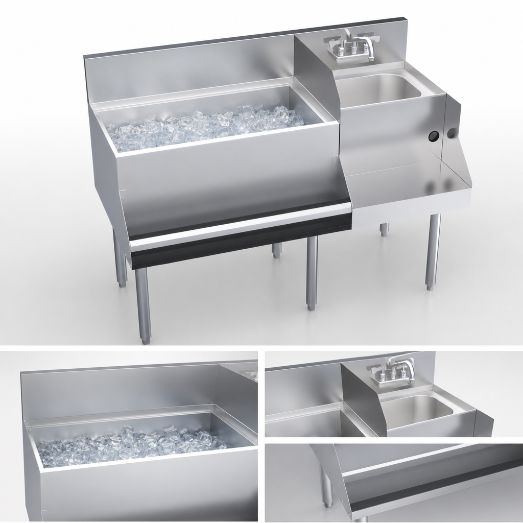 Left-Side Ice Bin Configuration