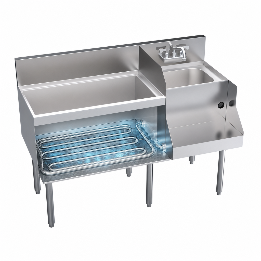 Built-In 10-Circuit Cold Plate