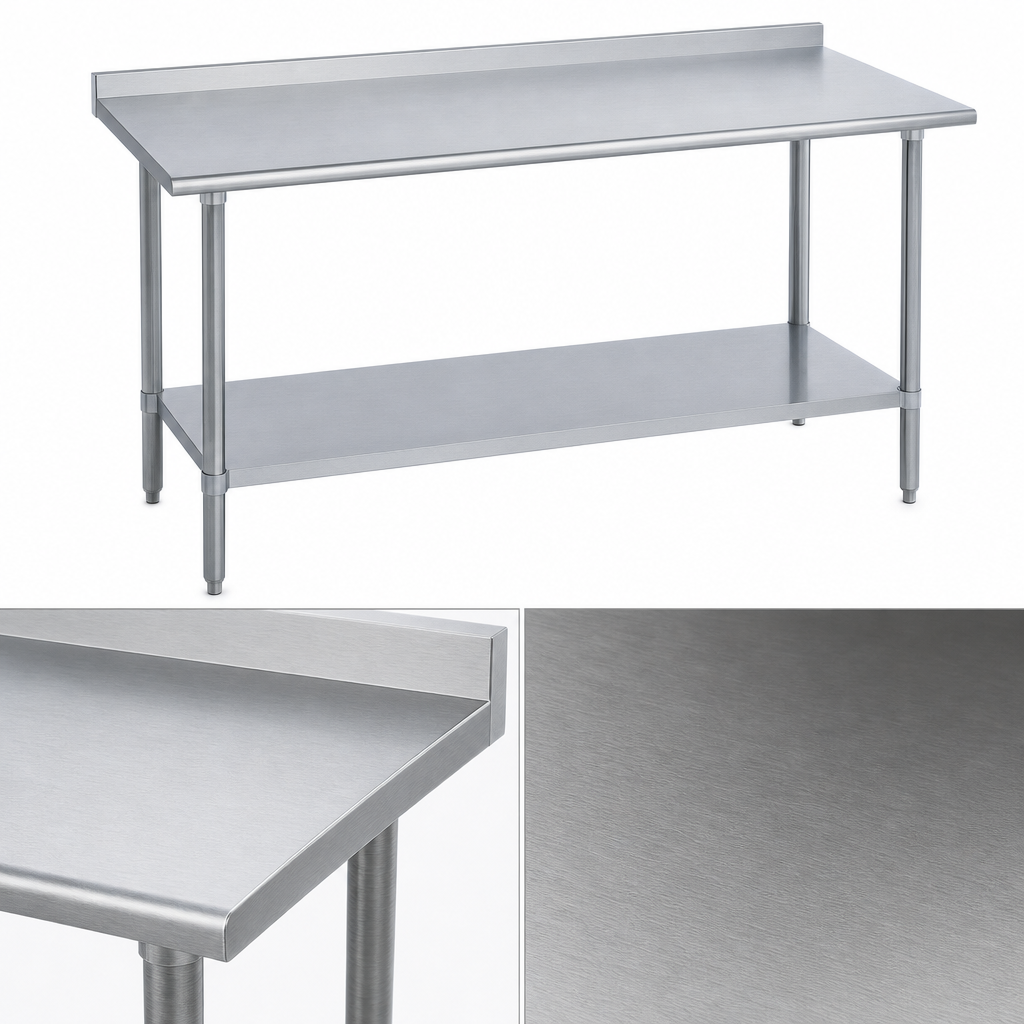 18-Gauge 400-Series Stainless Steel Top