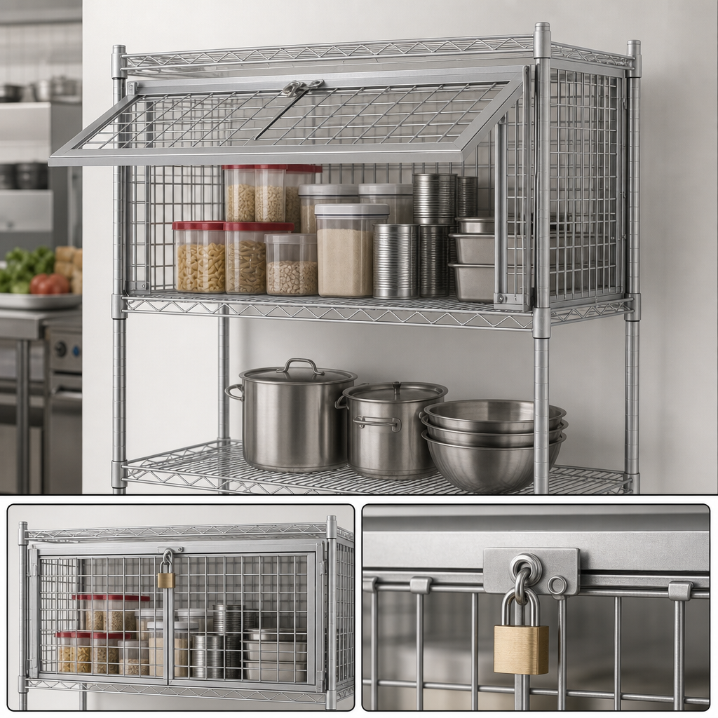 Lockable Shelving Enclosure