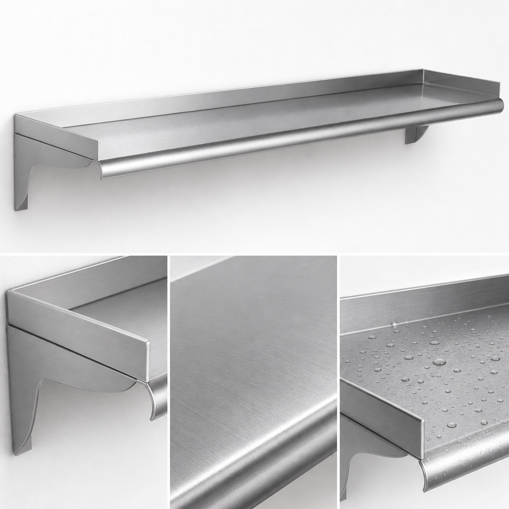 14 Gauge 304 Stainless Steel Construction