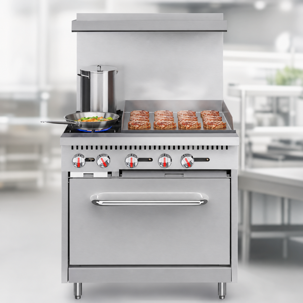 Two Open-Top Burners