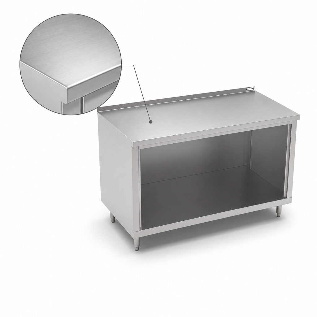 14-Gauge Stainless Steel Top