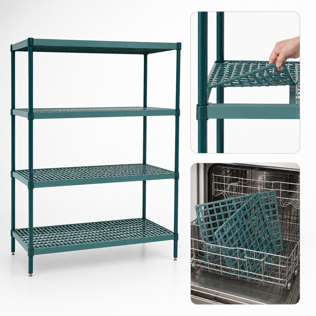 Removable Polymer Shelf Mats