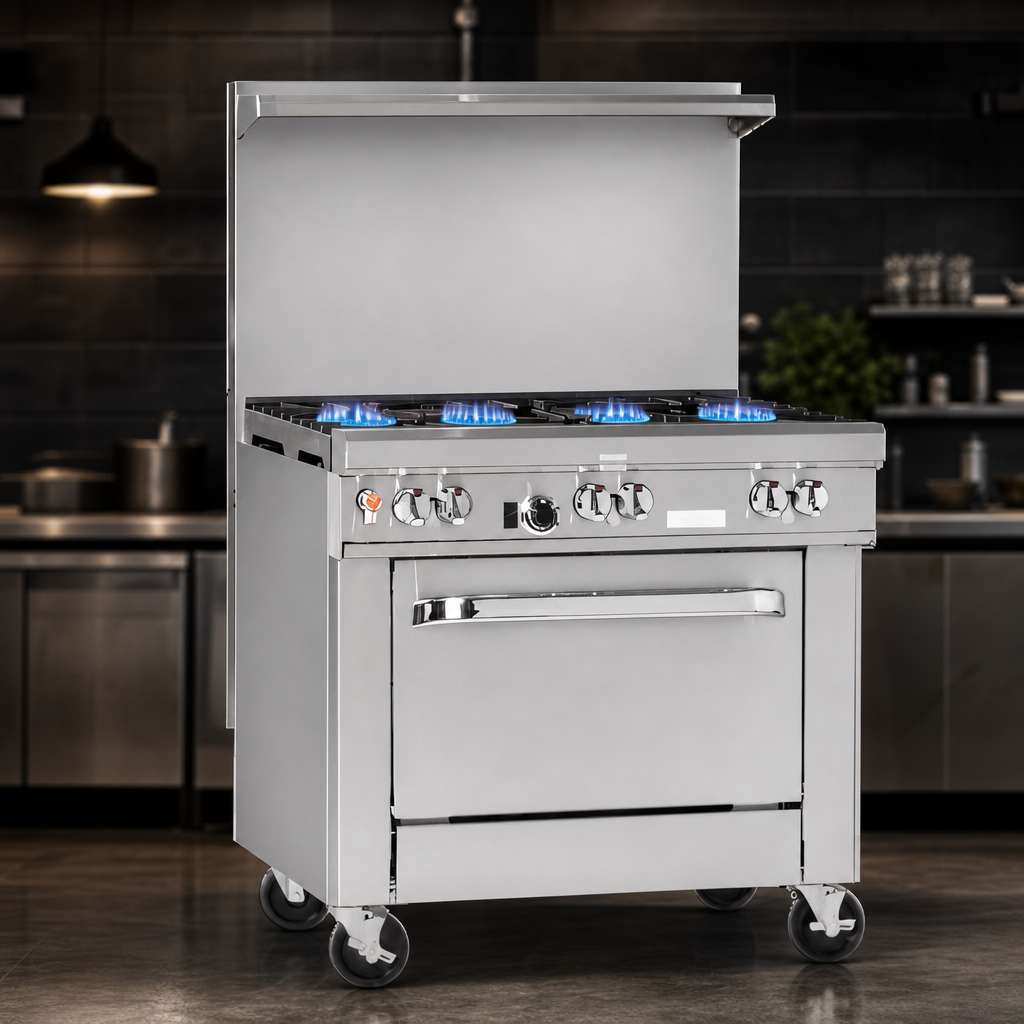 Four Open Burners