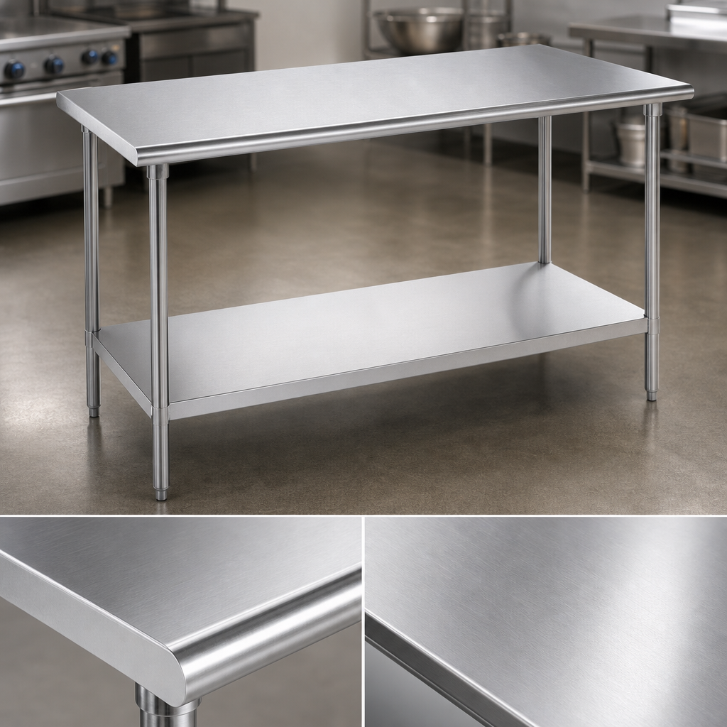 16 Gauge 304 Stainless Steel Top