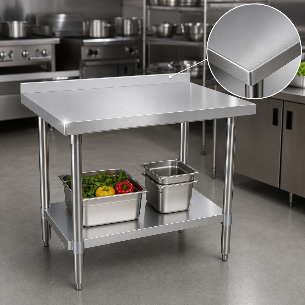 18-Gauge 430 Stainless Steel Top