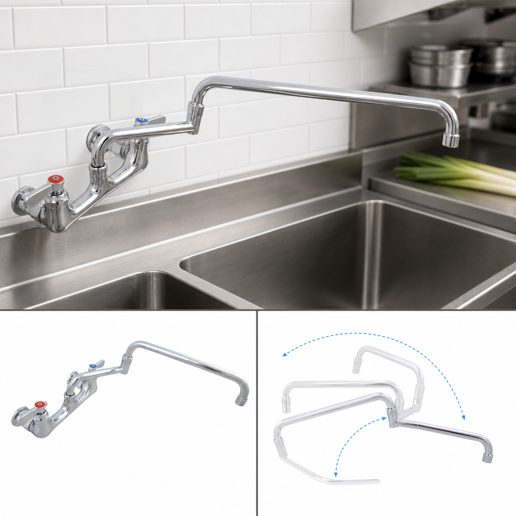18-Inch Double-Jointed Swing Spout