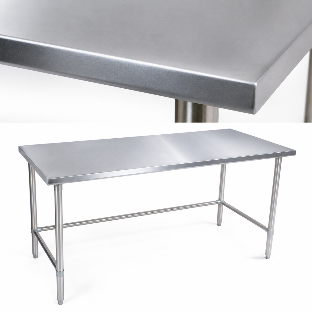 16-Gauge Stainless Steel Top