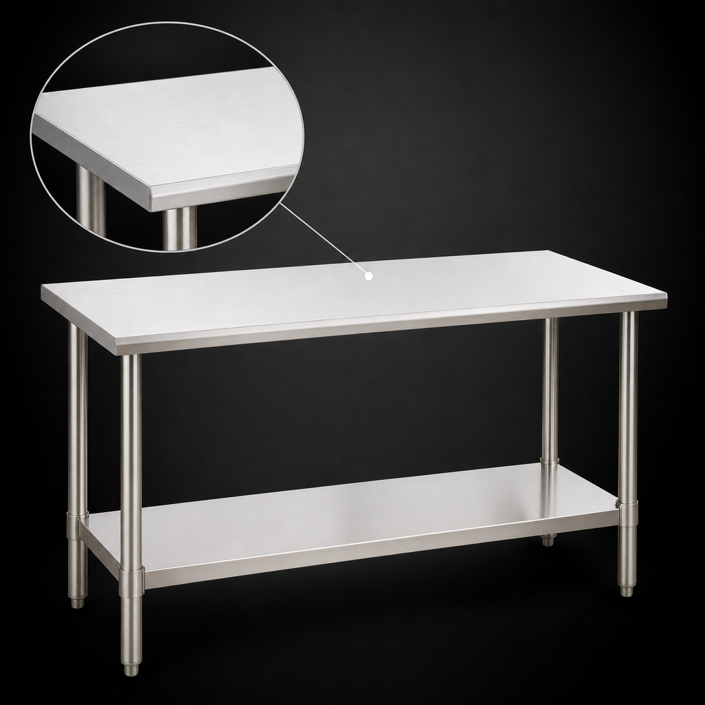 14 Gauge Stainless Steel Top